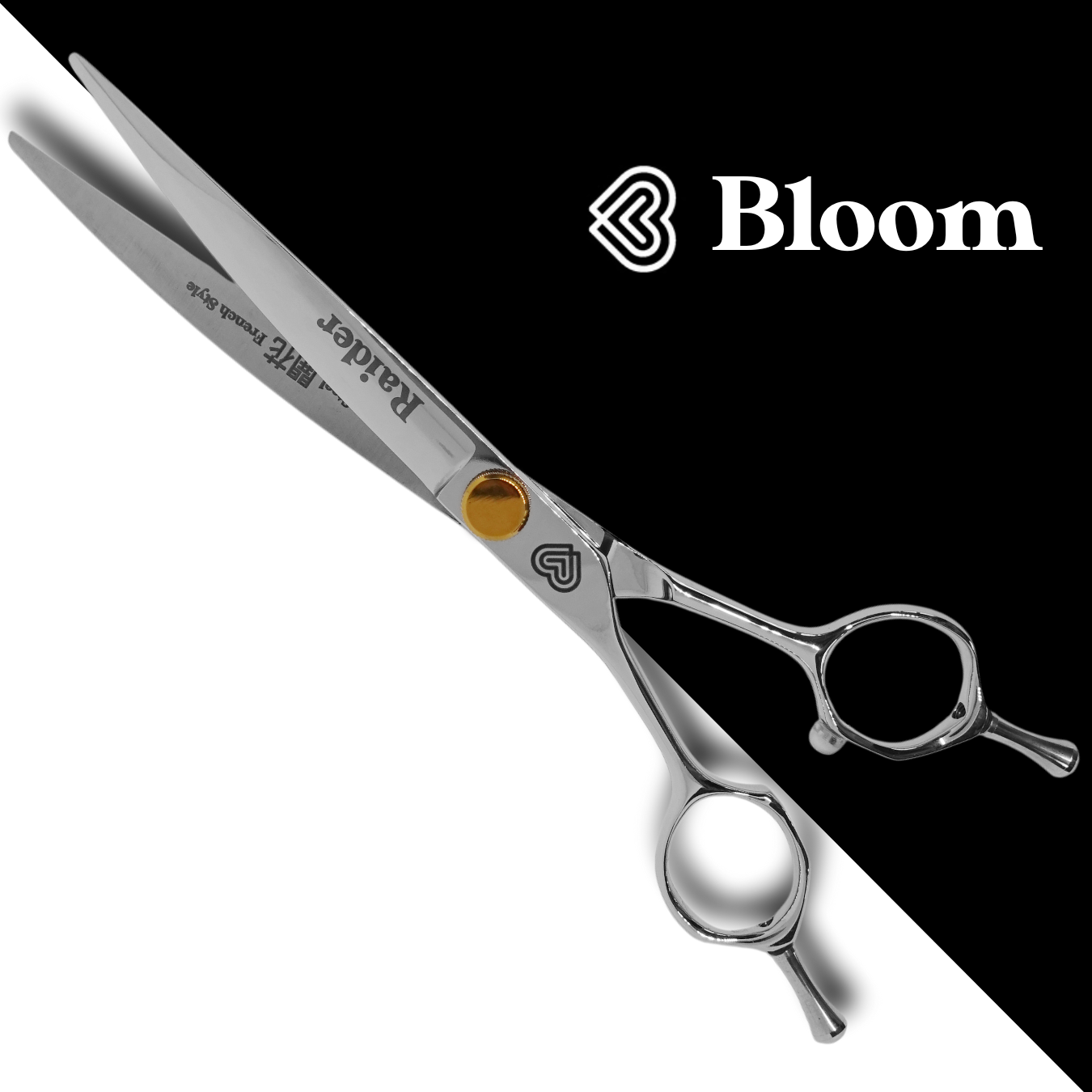 RAIDER ☆ Gaucher ☆ Courbes 18cm 30° ☆ Ciseaux Bloom