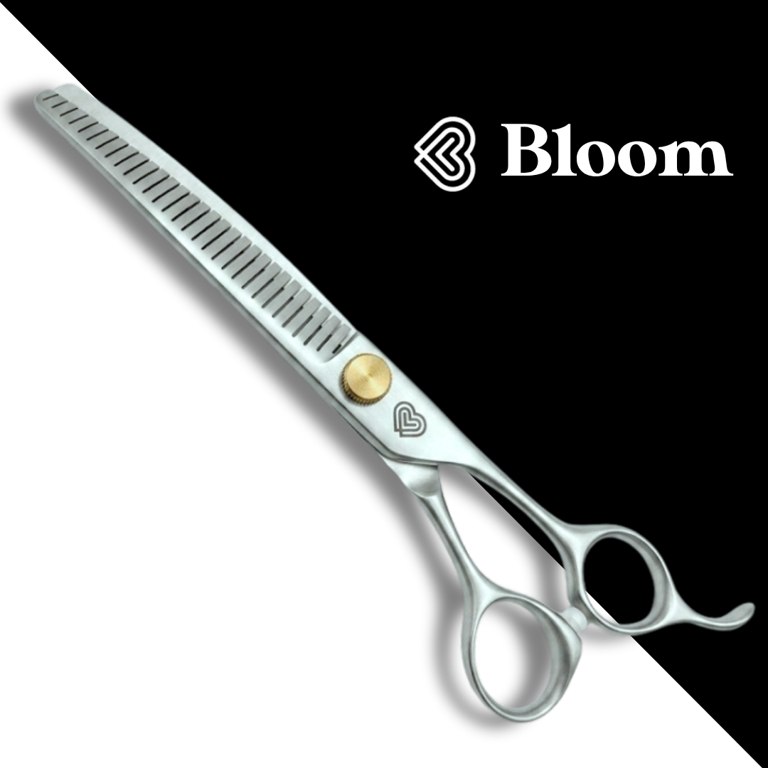 BURNING ☆ Blenders Courbes 30 dents / 18cm ☆ Ciseaux Bloom