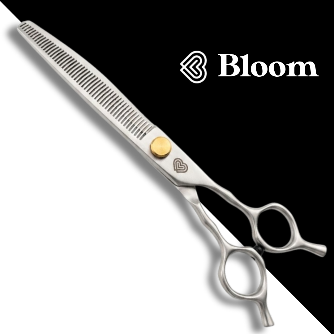 SHANNON ☆ Sculpteurs Courbes 50 dents / 18cm ☆ Ciseaux Bloom