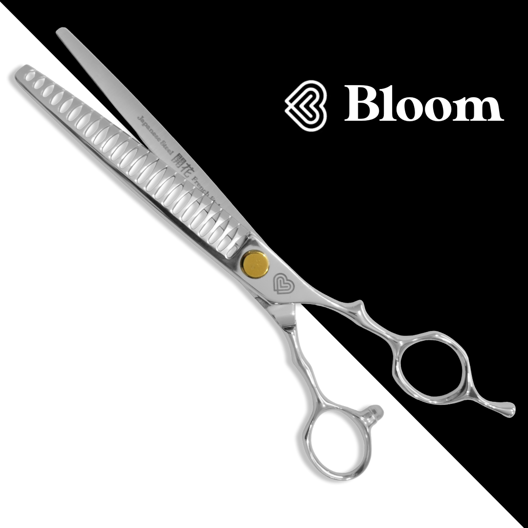 DENJI ☆ Super Blenders 24 dents / 19cm ☆ Ciseaux Bloom