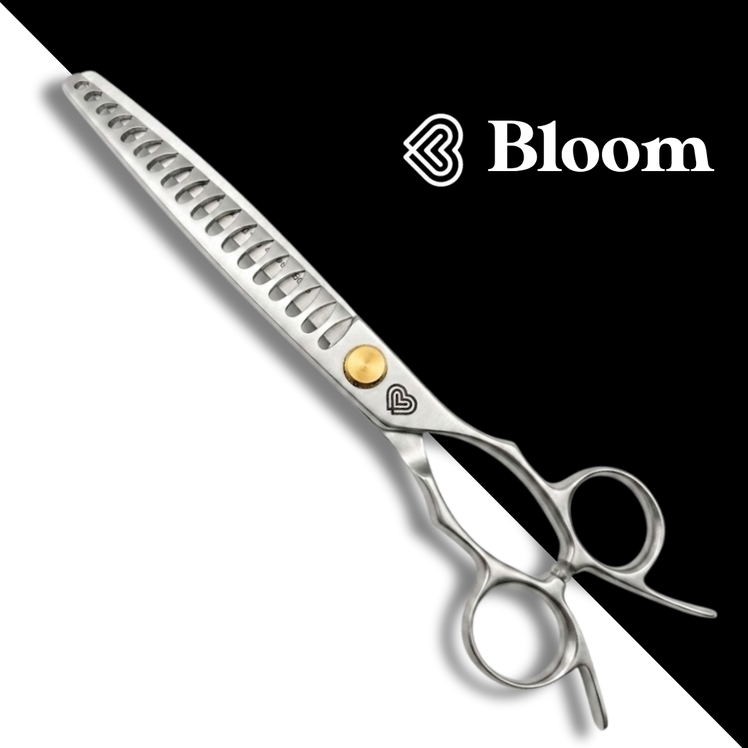 WILD TIGER ☆ Chunkers Courbes 18 dents / 19cm ☆ Ciseaux Bloom