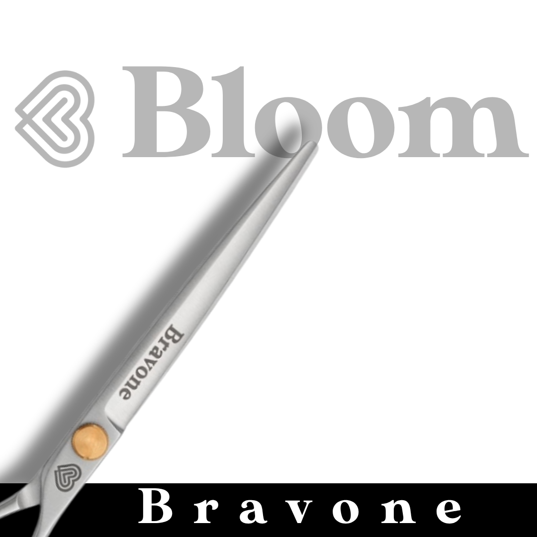 BRAVONE ☆ Droits 18cm ☆ Ciseaux Bloom