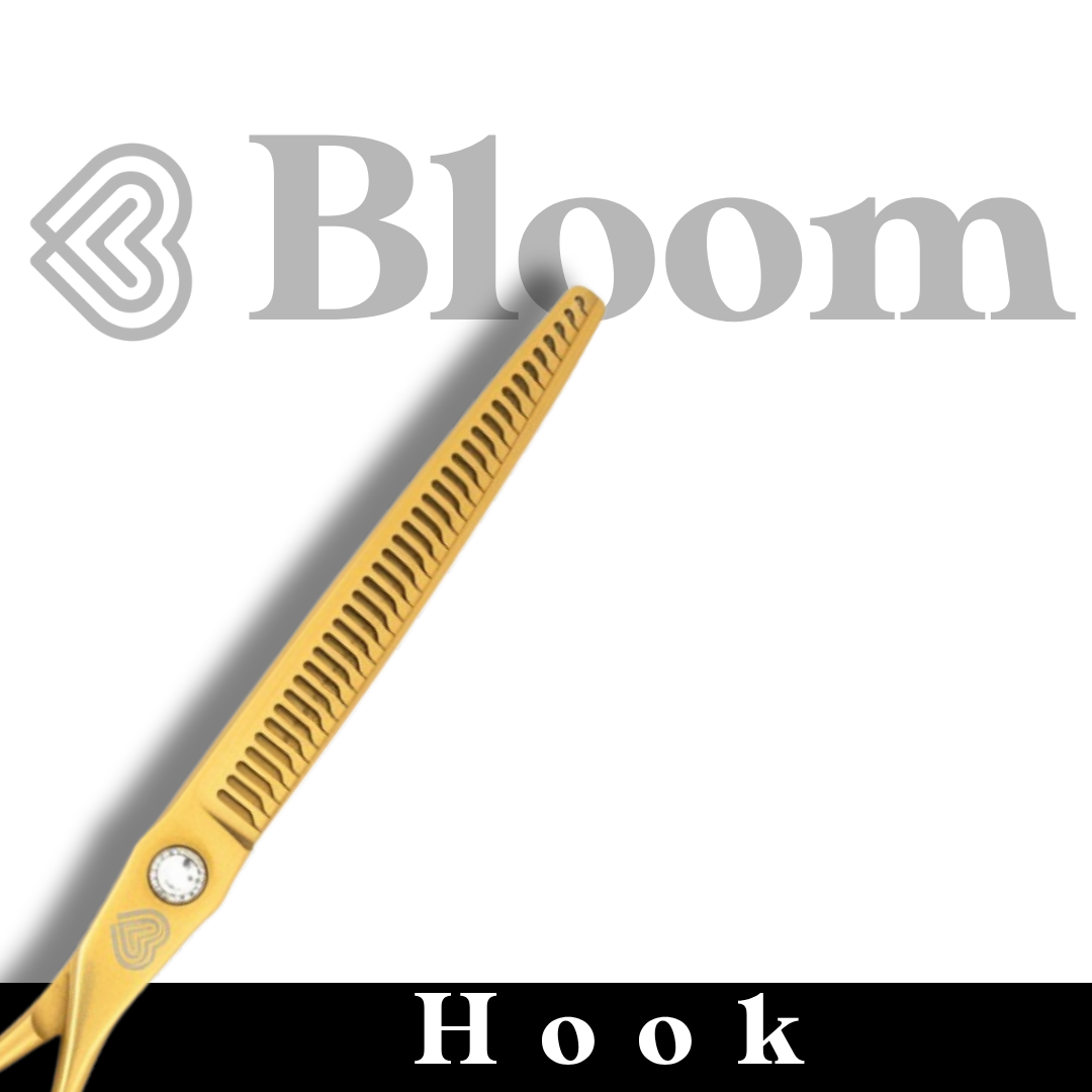 HOOK ☆ Blenders 38 dents / 18cm ☆ Ciseaux Bloom