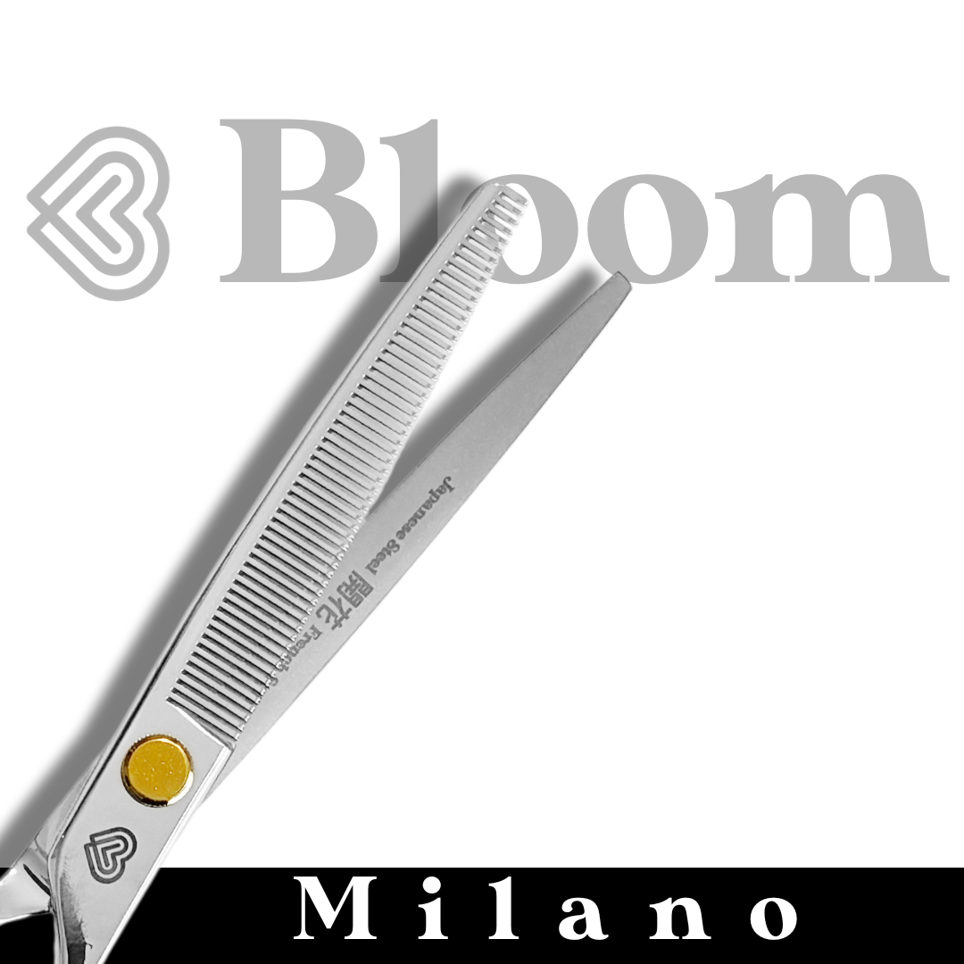 MILANO ☆ Sculpteurs Courbes 58 dents / 18cm ☆ Ciseaux Bloom