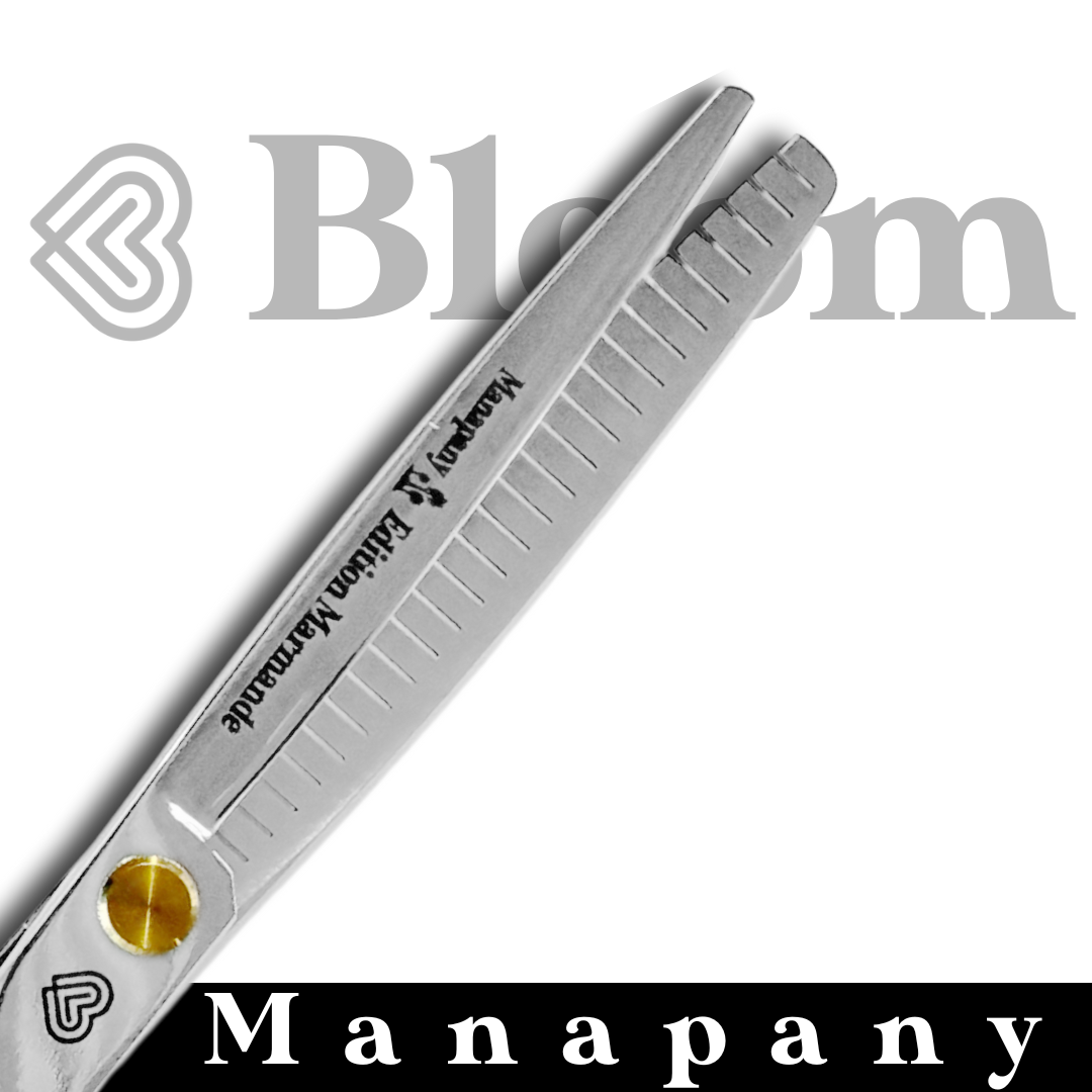 MANAPANY ☆ Chunkers 26 dents / 19cm ☆ Ciseaux Bloom Edition "Aurore Boréale"