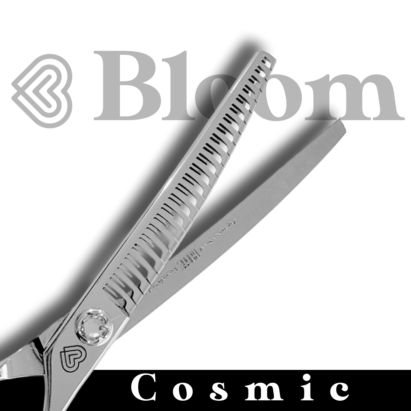 COSMIC ☆ Chunkers Courbes 24 dents / 18cm ☆ Ciseaux Bloom