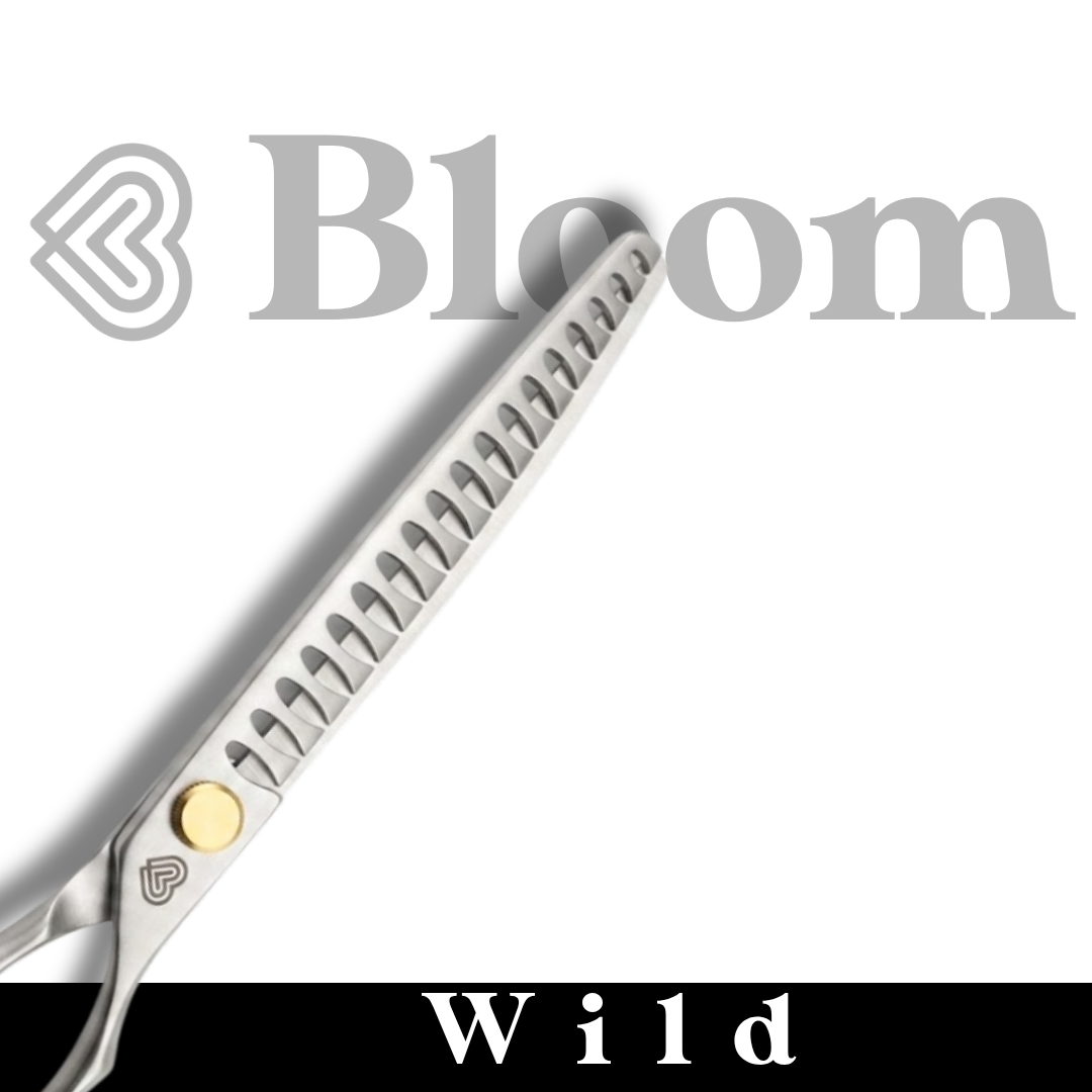 WILD ☆ Chunkers Courbes 18 dents / 20cm ☆ Ciseaux Bloom
