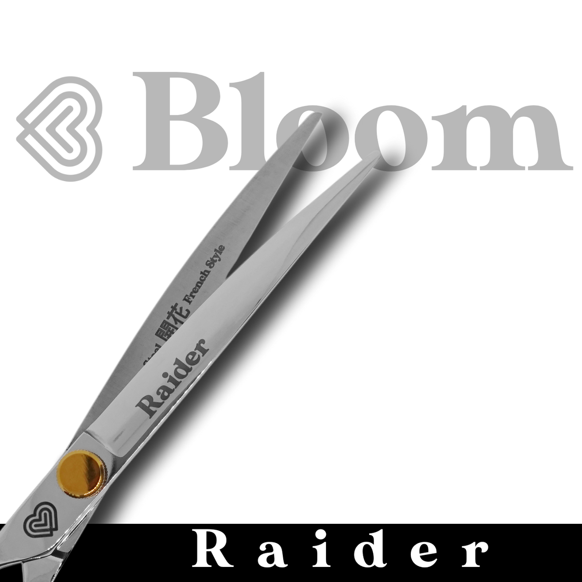 RAIDER ☆ Zurdo ☆ Curvas 18cm 30° ☆ Tijeras Bloom
