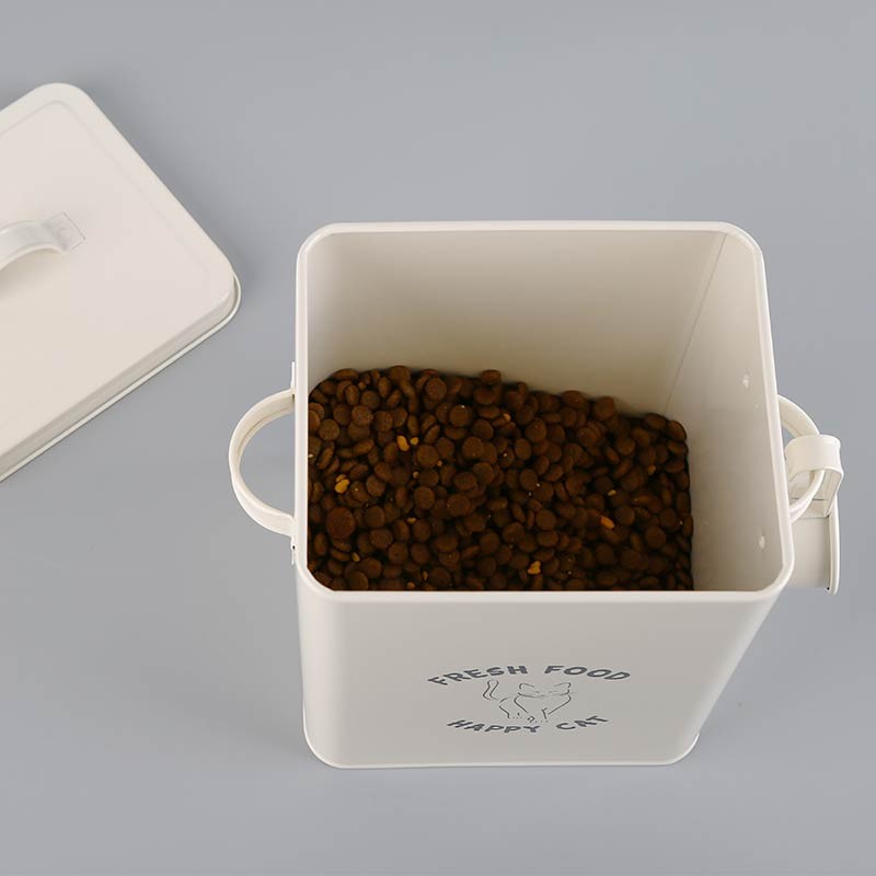 Boîte à croquettes métallique Ibáñez Tinpet 6 L avec pelle photo 7