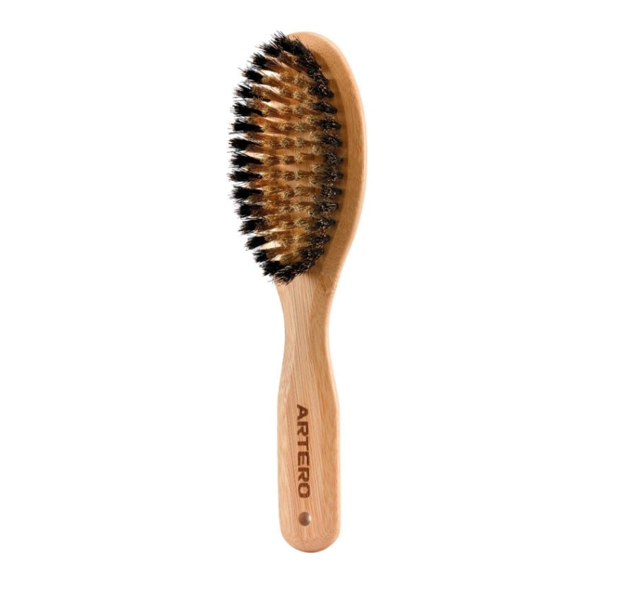 Brosse sanglier et cuivre Artero Nova : brosse en bambou poils de sanglier et cuivre