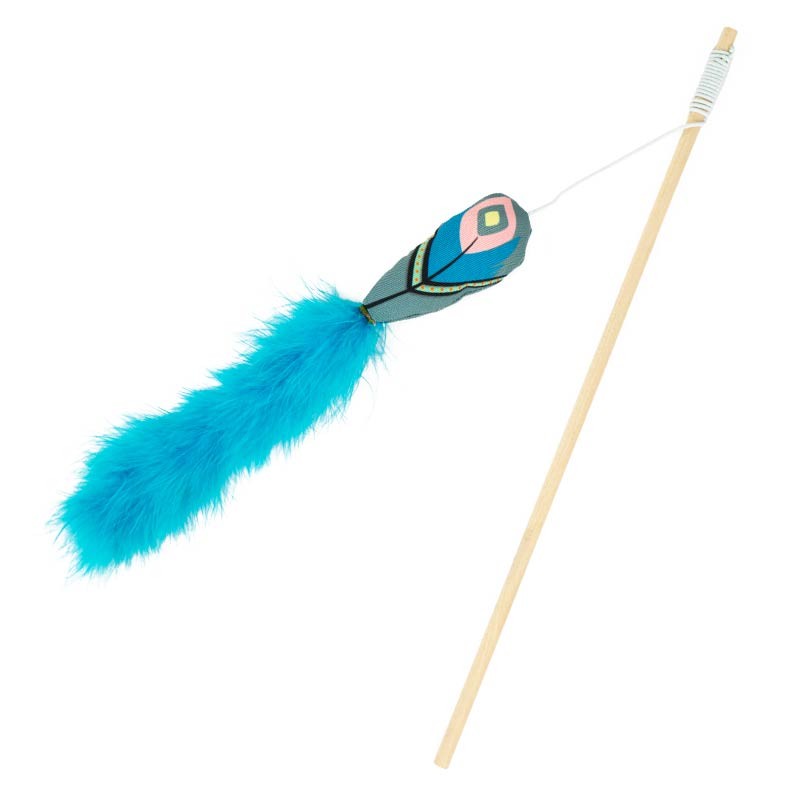 Canne à plumes indiennes Ibáñez pour chat