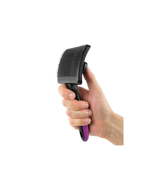 Carde Auto Nettoyante pour Toilettage