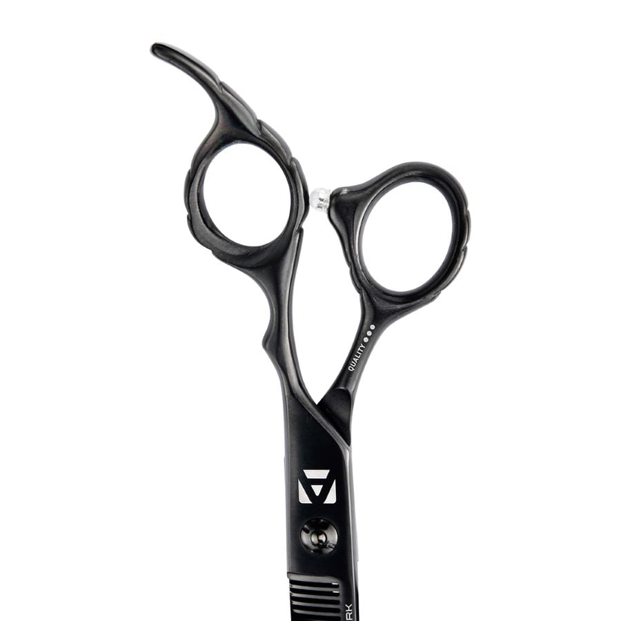 Ciseaux sculpteurs Artero One Dark 50 dents : gros plan anneaux