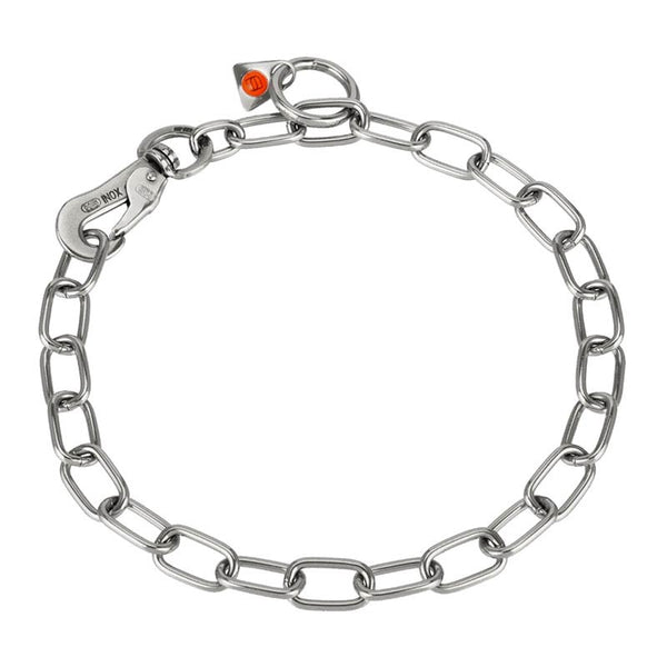Collier chaîne réglable Sprenger inox à maillons courts 3 mm
