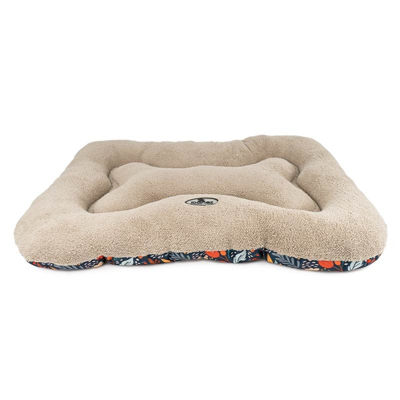 Coussin matelas Ibáñez Leaf pour chien, imprimé feuilles et peluche photo 3