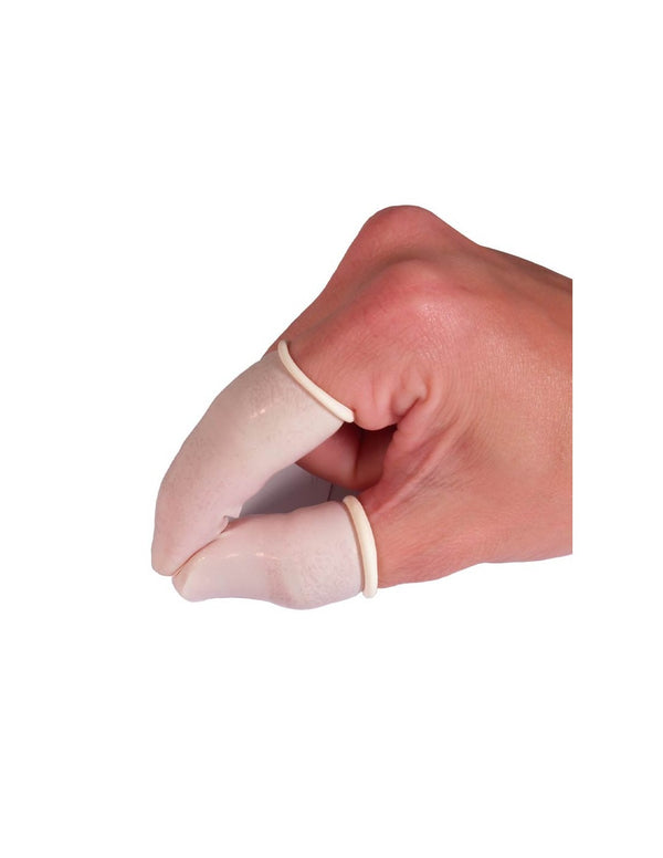 Doigtier Epilation Blanc Latex 100 Unites