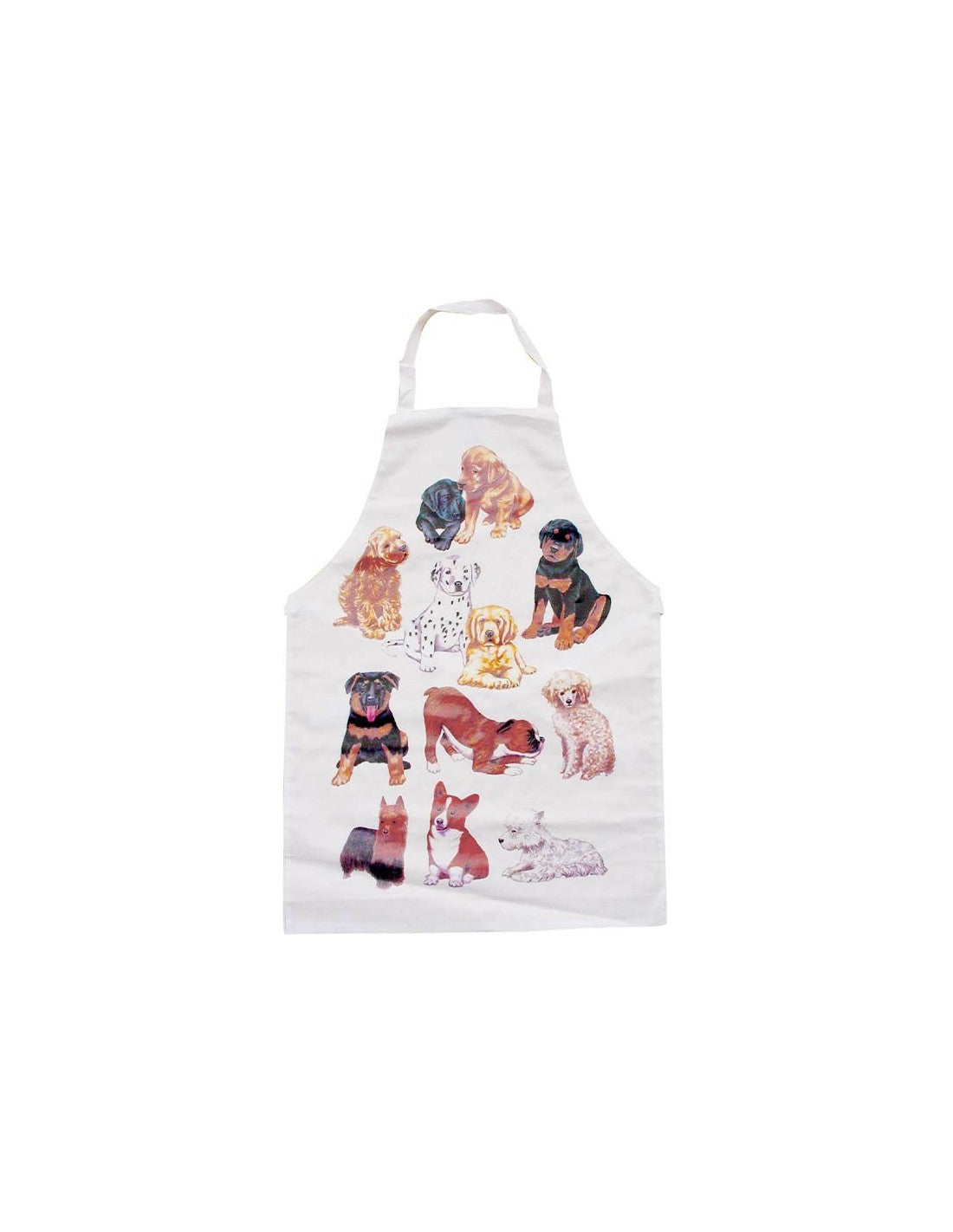 Tablier de toilettage Puppies en coton et PVC