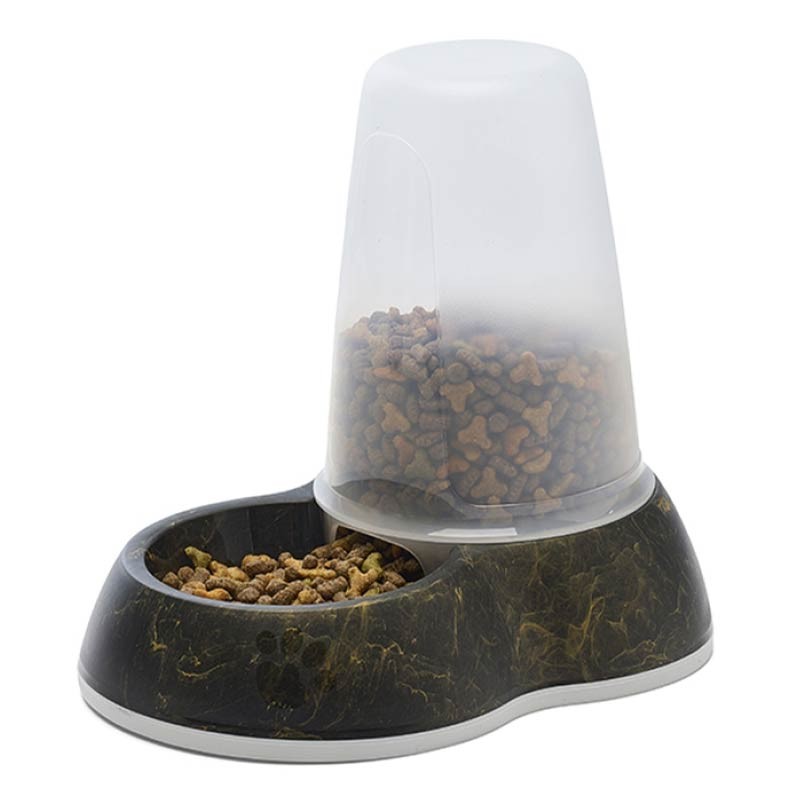 Distributeur de croquettes Savic Loop Marble Black 1,5 L