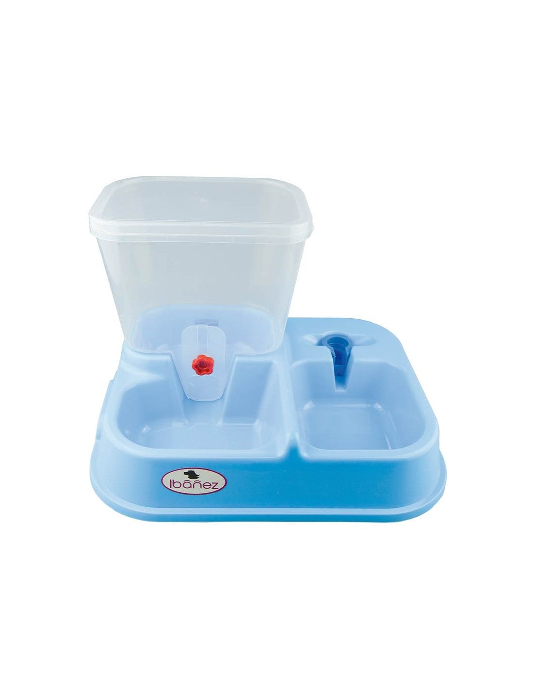 Double Distributeur : Nourriture Eau Pour Chats Et Chiens – photo 2