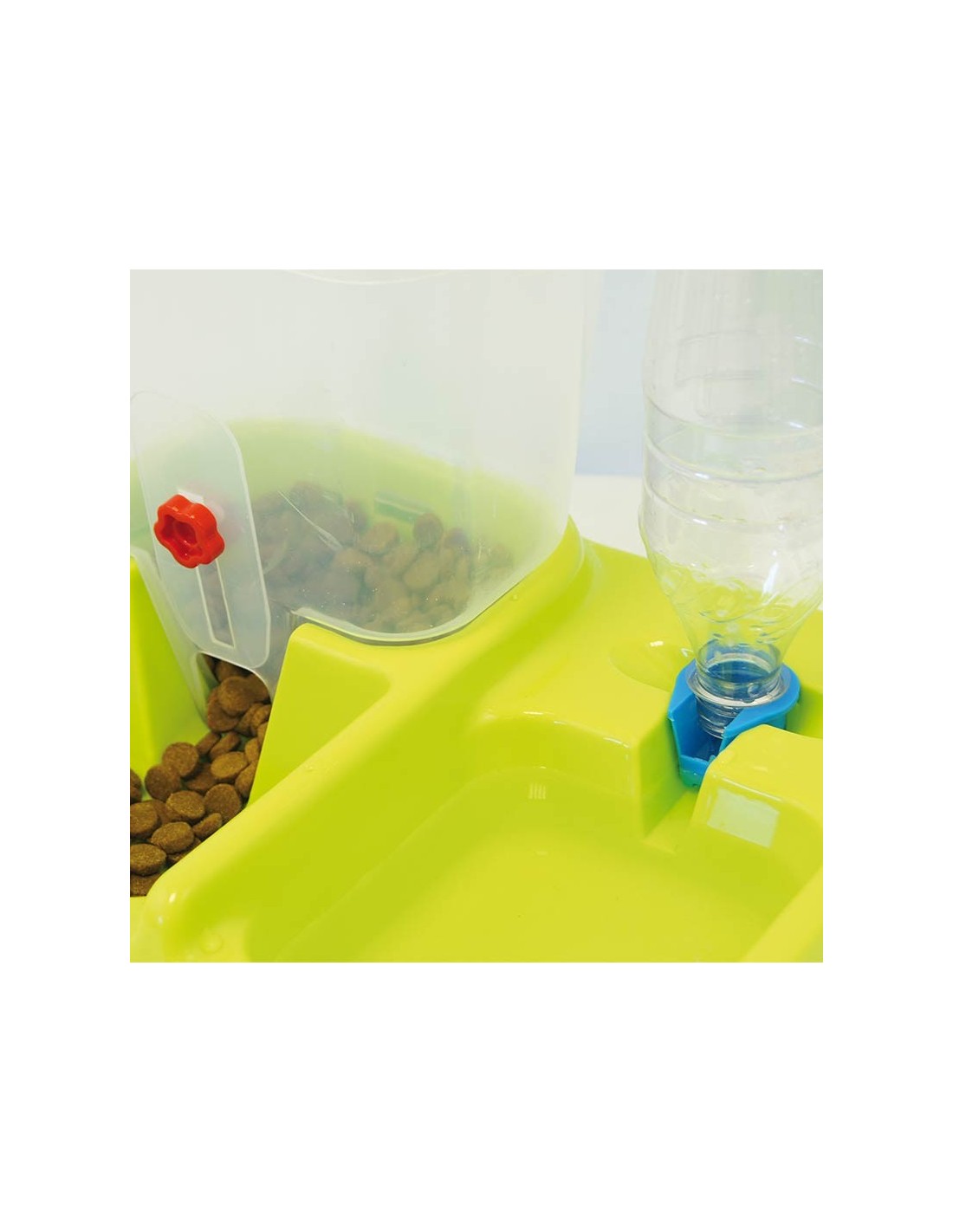 Double Distributeur : Nourriture Eau Pour Chats Et Chiens – photo 5