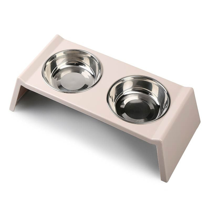 Double gamelle surélevée inox Ibáñez petites races 2 x 350 ml photo 4