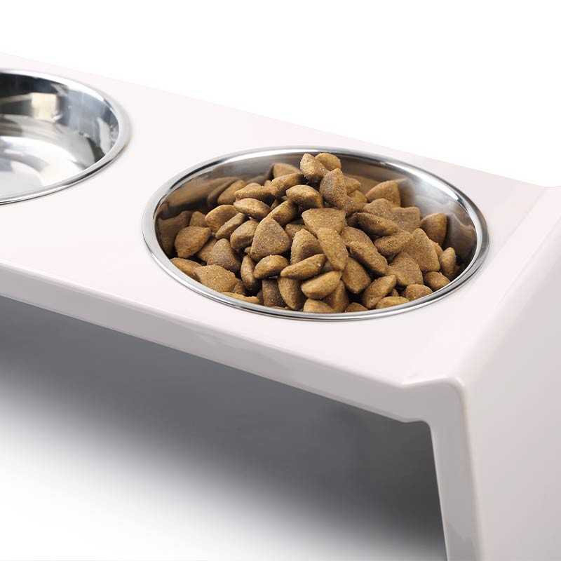 Double gamelle surélevée inox Ibáñez petites races 2 x 350 ml photo 7