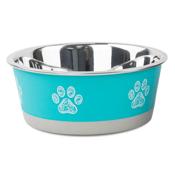 Gamelle inox Ibáñez Wild antidérapante, motif pattes