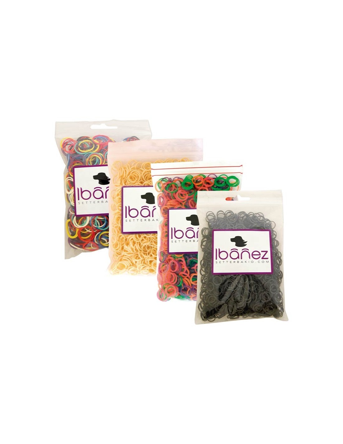 Élastiques pour papillotes Wrap Bands (env. 1000 unités) – photo 4