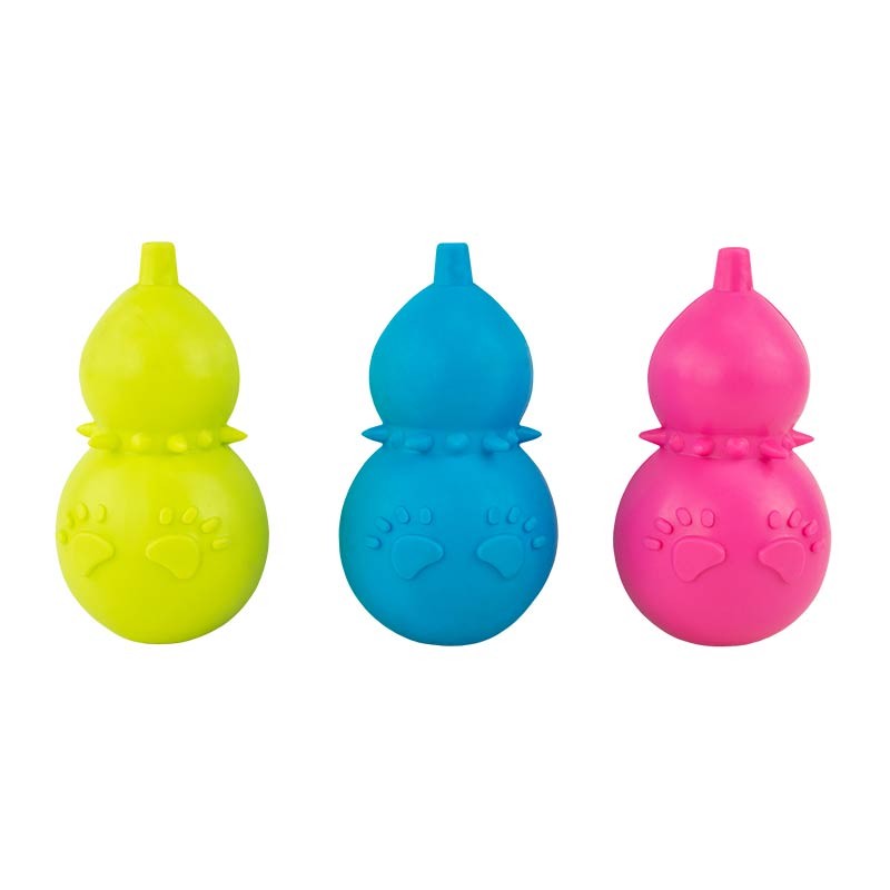 Jouet à friandises Noba Ibáñez en TPR, culbuto 12 x 7 cm