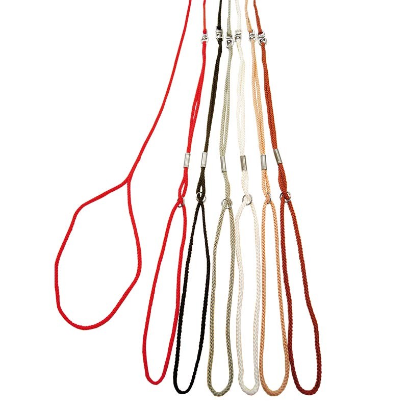 Laisse d'exposition ronde en nylon fine 3 mm x 87 cm