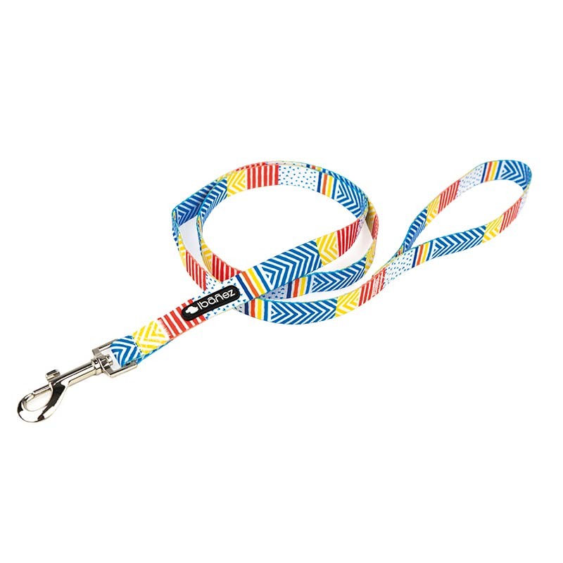 Laisse nylon Ibáñez Fantasy Geo ou Plumes 120 cm