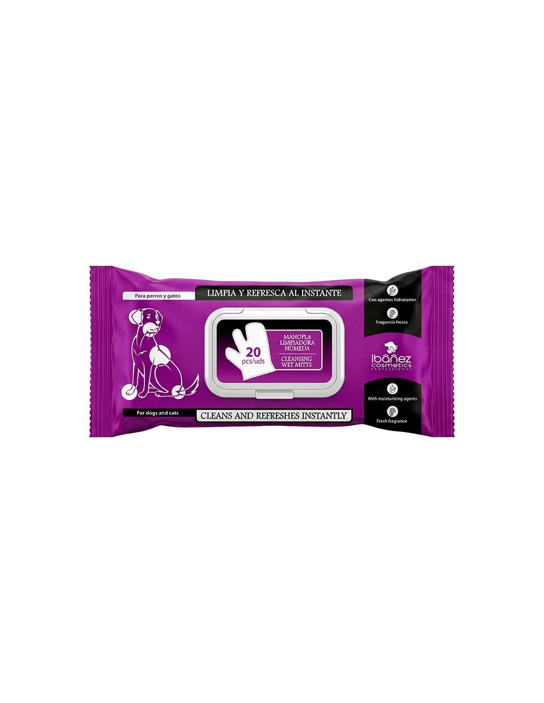 Gants nettoyants sans rinçage Ibáñez (x20)