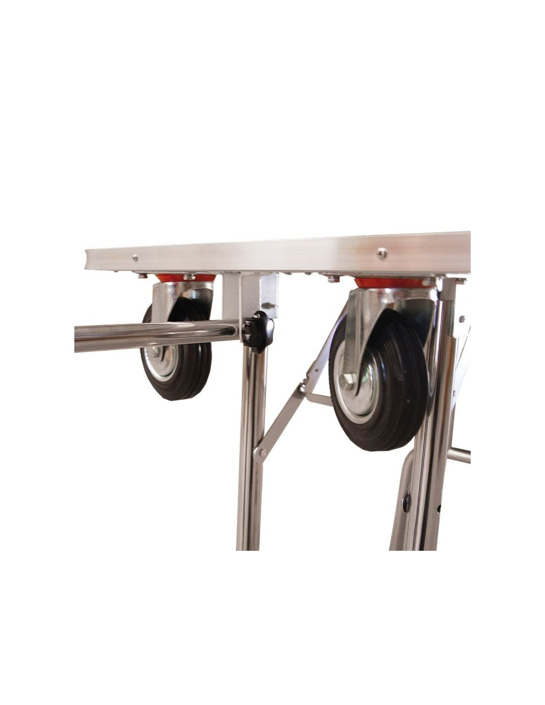 Table Pliable avec Roues Intégrées - 2 en 1 Trolley Expos – photo 10