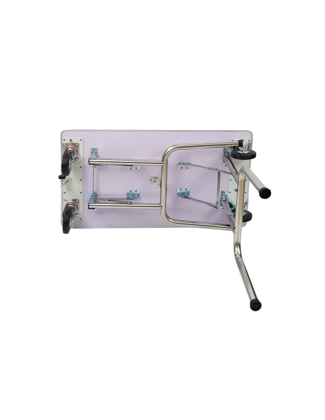 Table Pliable avec Roues Intégrées - 2 en 1 Trolley Expos – photo 12