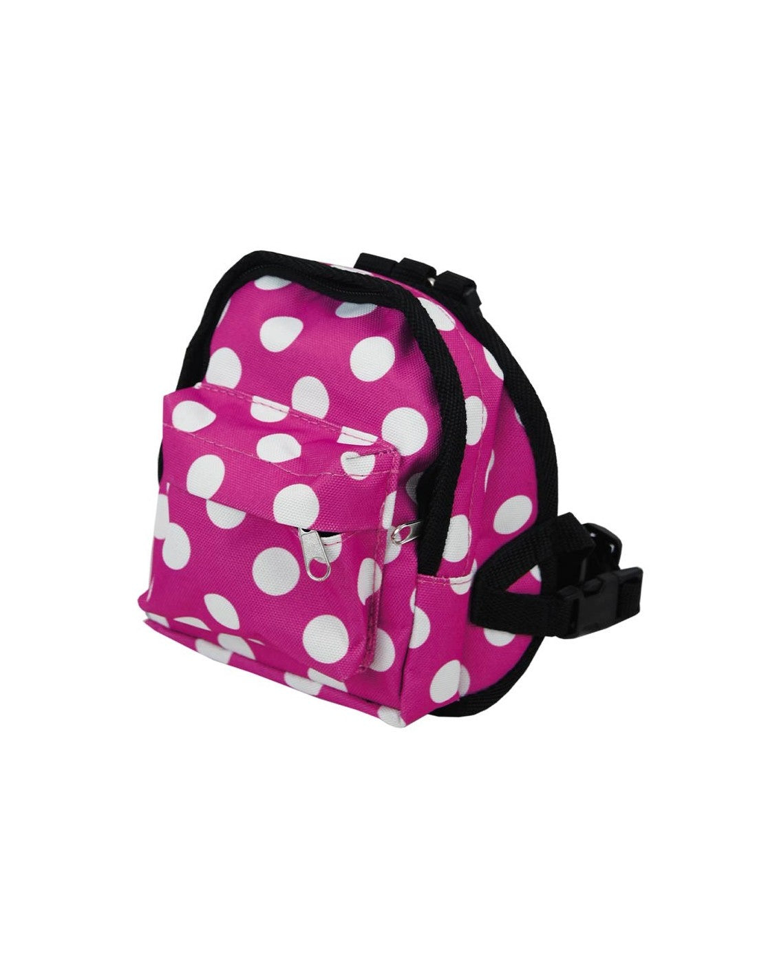 Harnais sac à dos à pois pour petits chiens