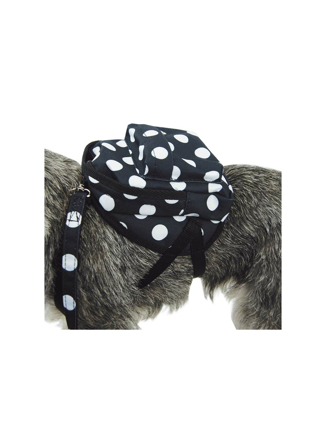 Harnais sac à dos à pois pour petits chiens – photo 8