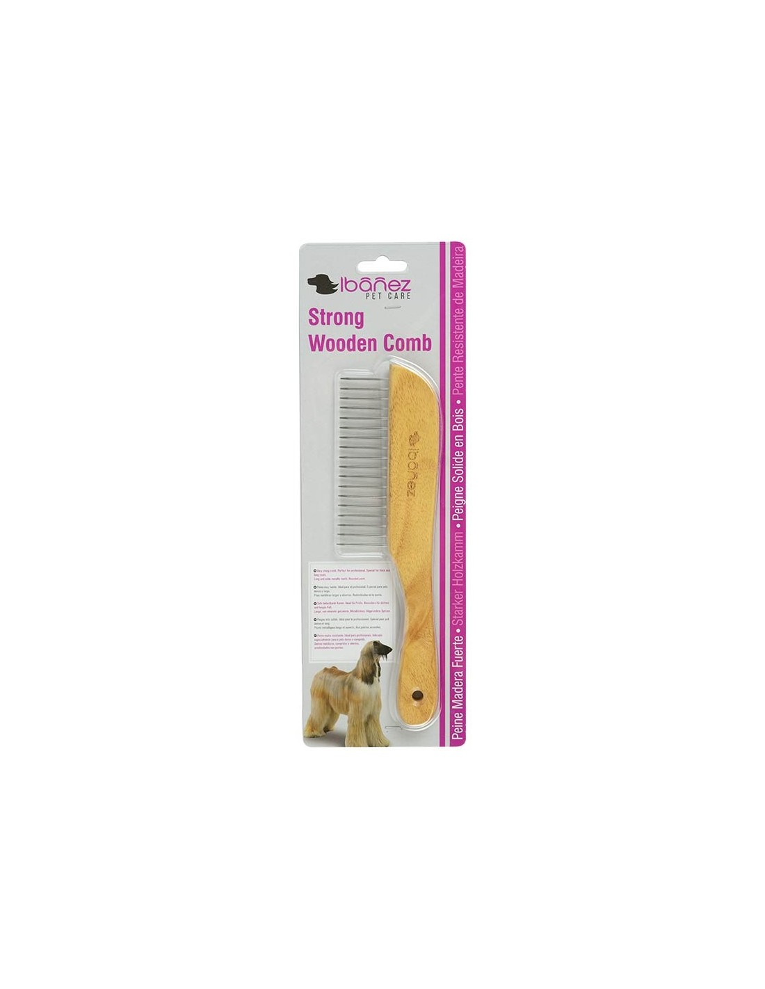 Grand Peigne en Bois pour Chien / Chat – photo 2