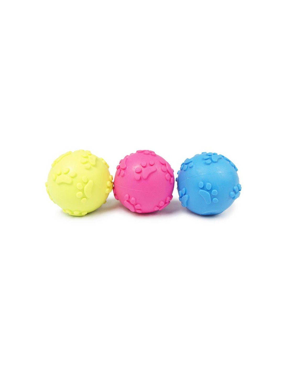 Balle de Jeu Chien Diamètre 6cm - Motif "Pattes de Chien"