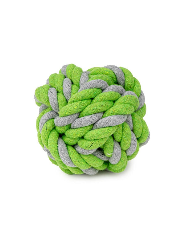 Balle en corde nouée Menta Ibáñez pour chien Ø 8,5 cm