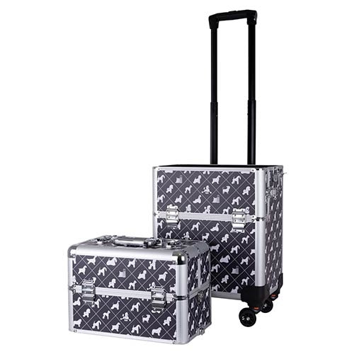 2in1 Trolley Grooming Case With Wheels