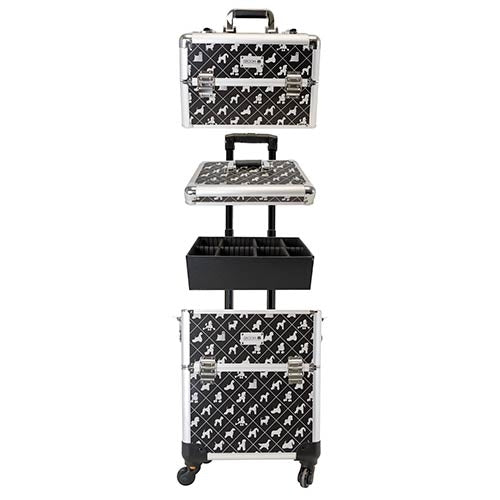 2in1 Trolley Grooming Case With Wheels