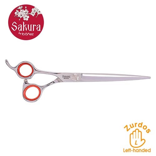 Hanami 18 cm left-handed straight scissors