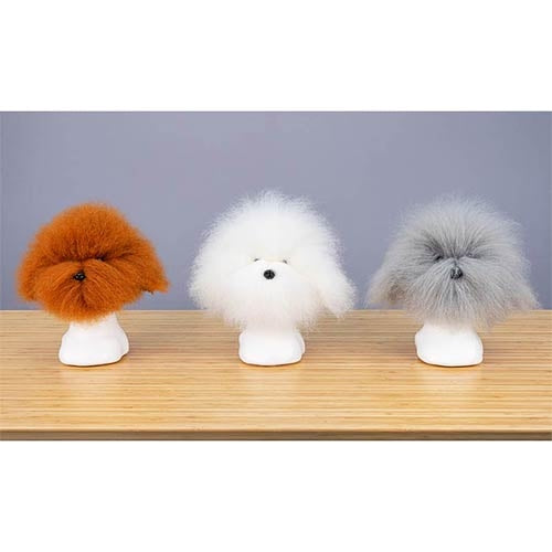 Poils synthétiques pour tête de mannequin