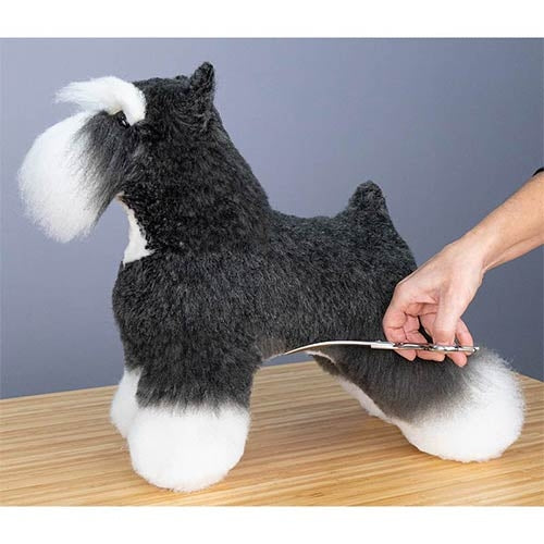 Manteau en poils synthétiques pour mannequin SCHNAUZER Model Dog