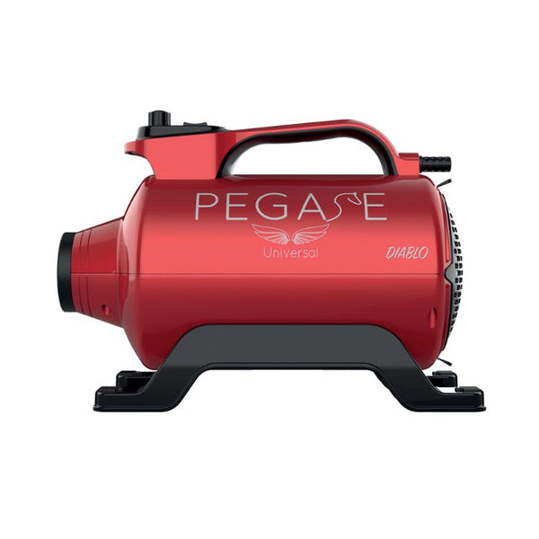 Pulseur séchoir Diablo Pegase : pulseur rouge vue de trois-quarts
