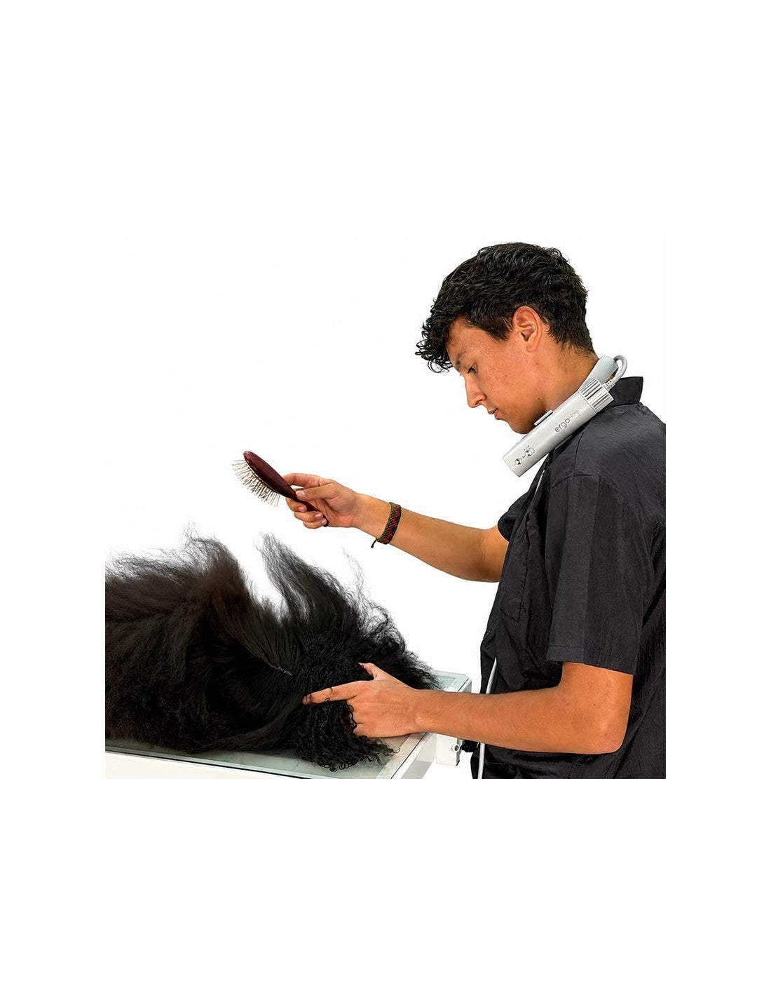 Sèche-Cheveux Mains Libres ERGODRY (sans charbon, ions négatifs) – photo 2