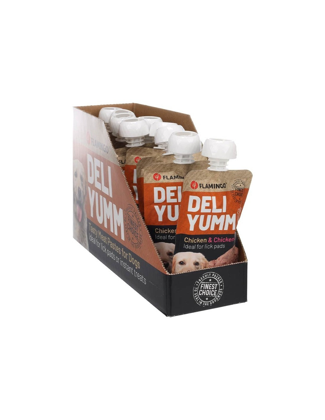 Friandise pâte à lécher Deli Yumm – poulet et foie 90 g