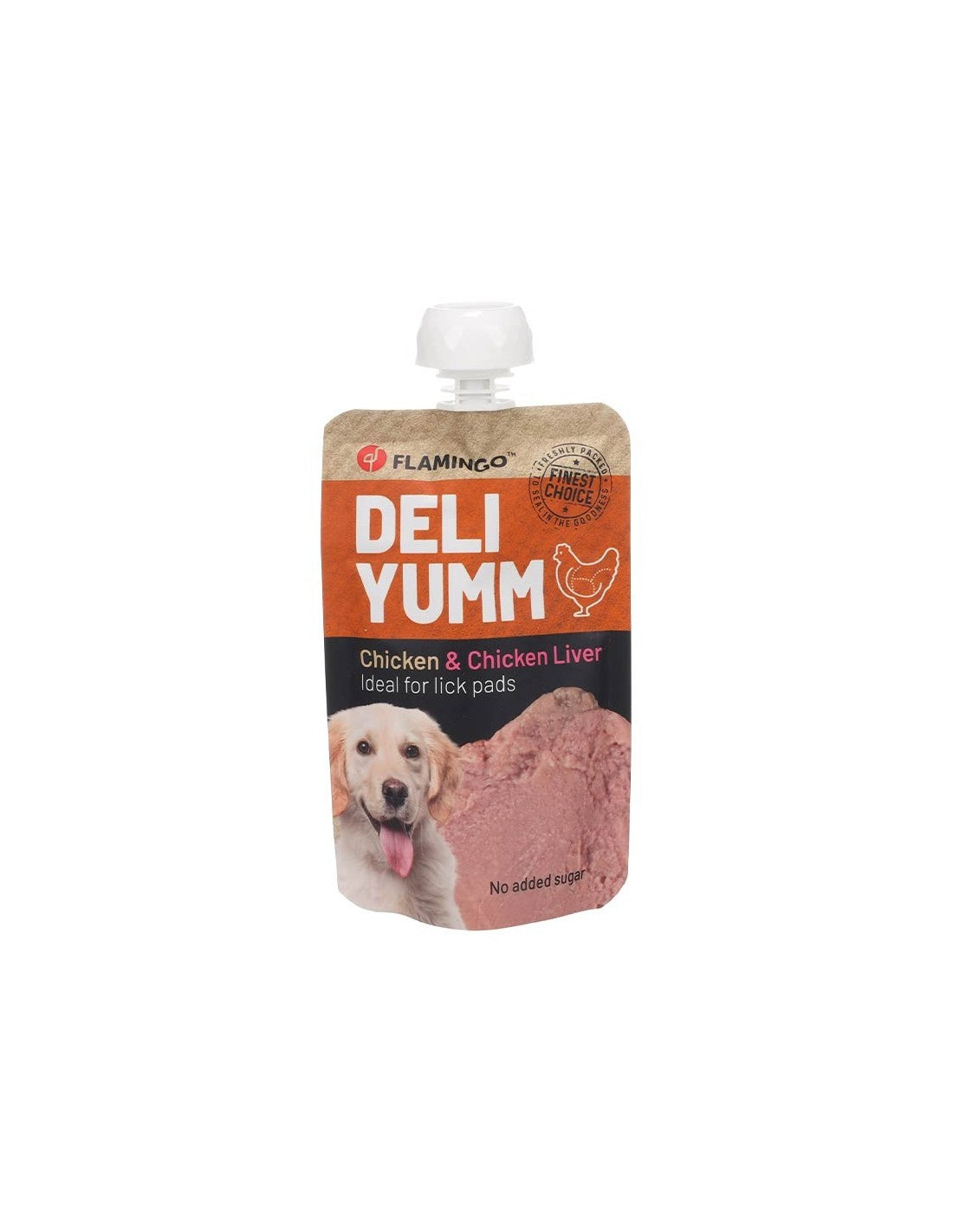 Friandise pâte à lécher Deli Yumm – poulet et foie 90 g
