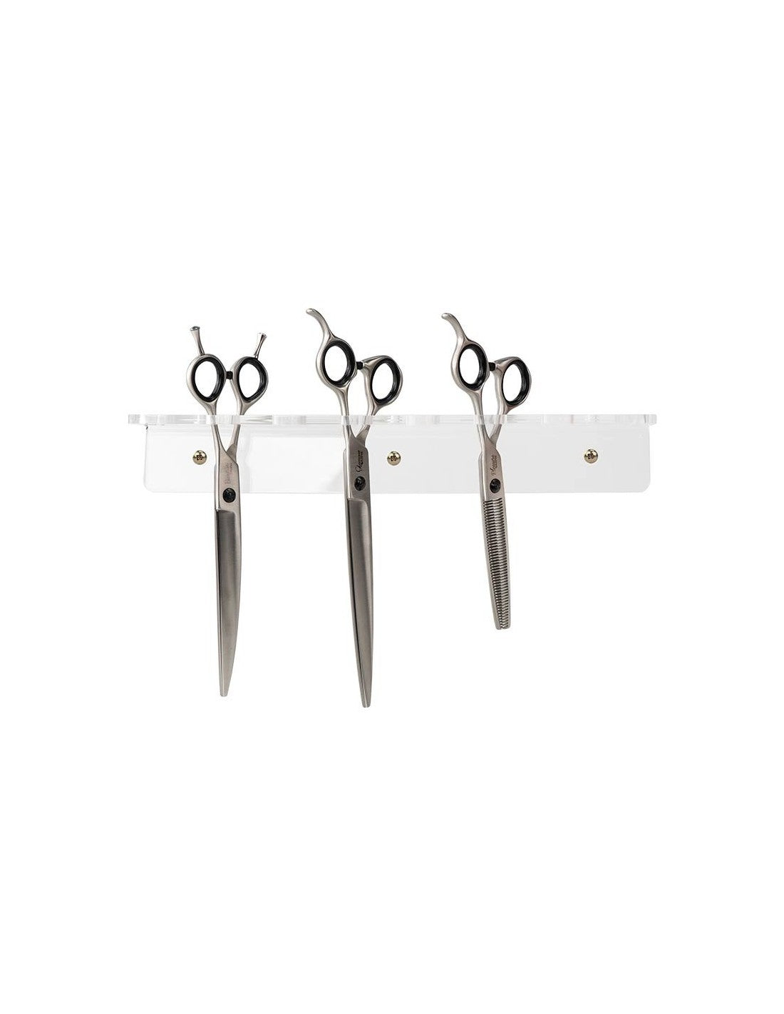Support Ciseaux Mural Toilettage Transparent