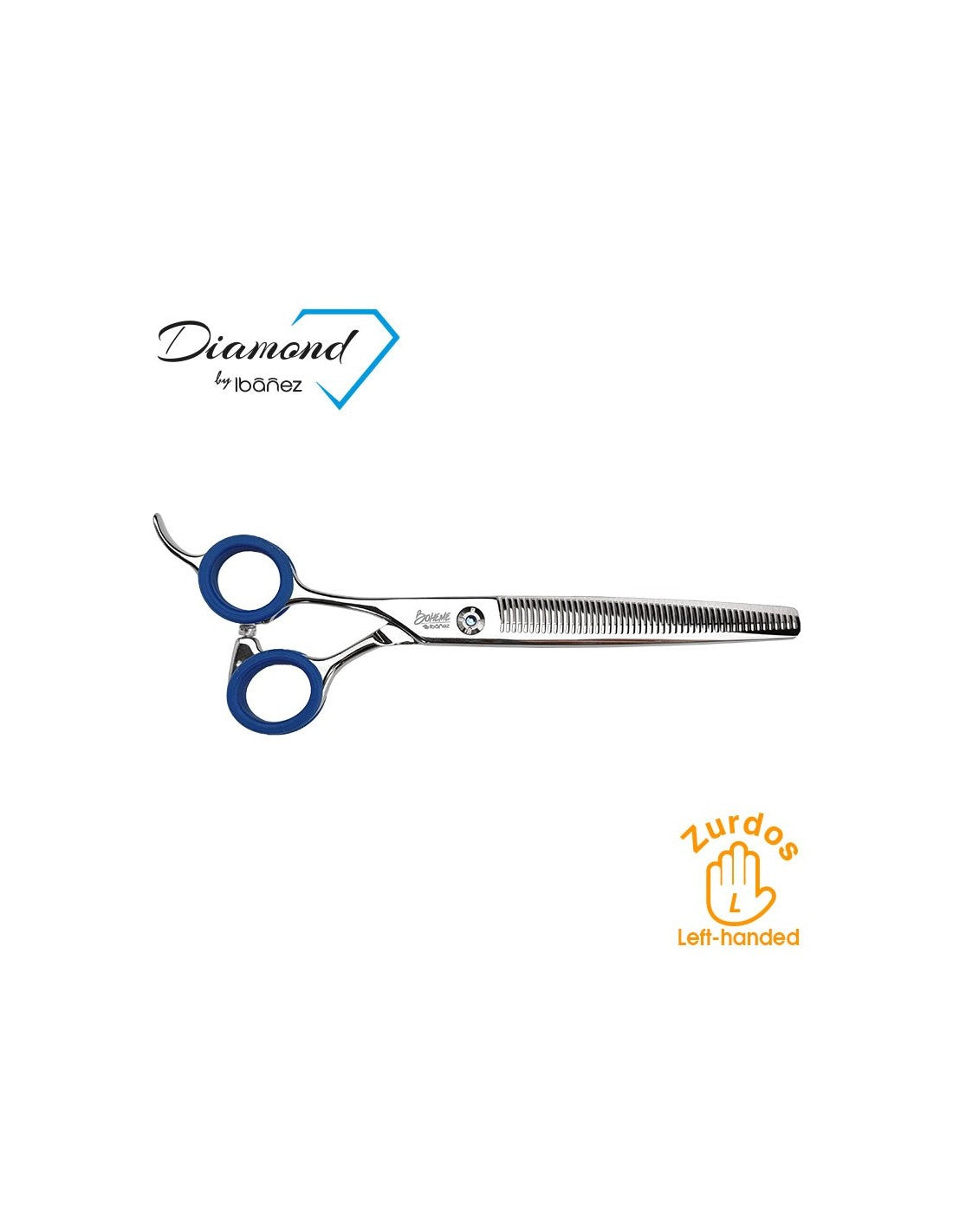 Gaucher Ciseaux Sculpteurs Ibá Boheme 50 Dents 17,5cm